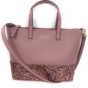 Kate Spade New York Glitter Crossbody with Strap